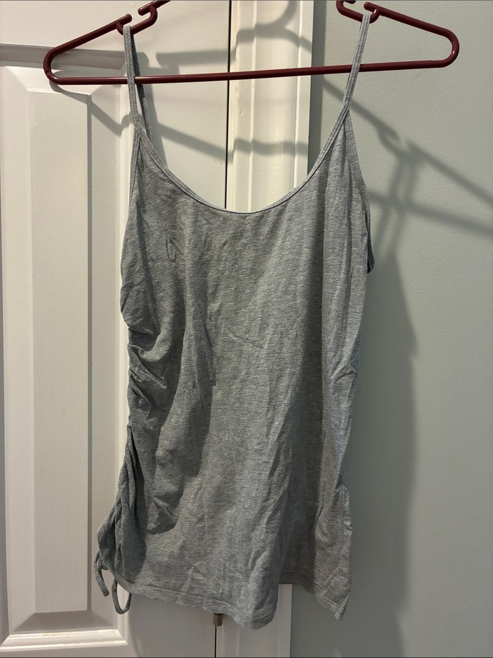 Lululemon Grey Spaghetti Strap Tank